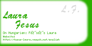 laura fesus business card